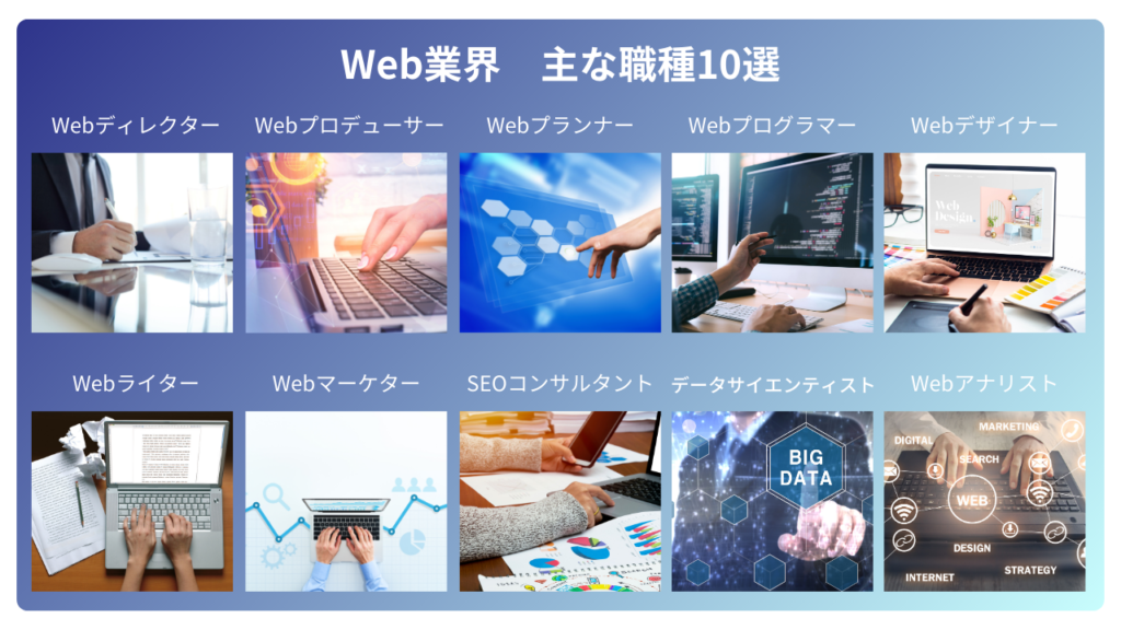Web業界における主な職種10選 (1)